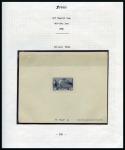 Stamp of Thematics » Sport and Games » Football 1938 WORLD CUP: Collection written up in an album, with 1F75 proof, picture postcards, autographs, etc.