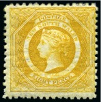 Stamp of Australia » New South Wales 1851-1907 Old-time collection on ten large hand-drawn