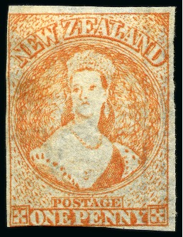 Stamp of New Zealand 1858-1967 Old-time collection on twenty large hand-drawn