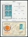Stamp of Thematics » Sport and Games » Football 1962 WORLD CUP: Collection of stamps and covers, postcards and autographs incl. Pele