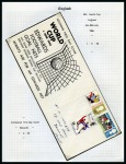 Stamp of Thematics » Sport and Games » Football 1966 WORLD CUP: Fantastic collection of stamps, covers, autographs and memorabilia in 3 albums