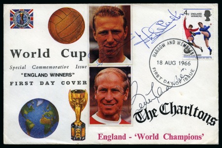 Stamp of Thematics » Sport and Games » Football 1966 WORLD CUP: Group of signatures from the England World Cup winners