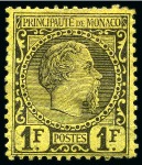 Stamp of Colonies françaises » Monaco 1885-1959, Solide collection de Monaco en 4 albums