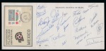 Stamp of Thematics » Sport and Games » Football 1970 WORLD CUP: Collection written up in 2 albums incl. autographs, stamps, covers, postcards, publicity, etc.