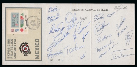 Stamp of Thematics » Sport and Games » Football 1970 WORLD CUP: Collection written up in 2 albums incl. autographs, stamps, covers, postcards, publicity, etc.
