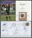 Stamp of Thematics » Sport and Games » Football 1990-2012 WORLD CUPS: Collection written up in 8 albums incl. autographs, stamps, covers, postcards, publicity, etc.,