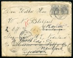 Stamp of Saudi Arabia » Incoming Mail  1921 Re-directed cover to Jeddah: Cover from Holland