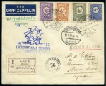 Stamp of Saudi Arabia » 1926-1932 Hejaz & Nejd 1933 Zeppelin 14th S. America Flight: Registered cover