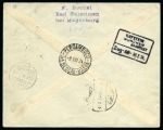 Stamp of Saudi Arabia » 1934 Kingdom Issues to date 1934 Zeppelin Flight to Brazil: Registered cover from Mecca