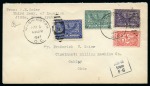 Stamp of Saudi Arabia » 1934 Kingdom Issues to date 1943-45 Diplomatic mail from Jeddah to Washington: Pair of airmail covers