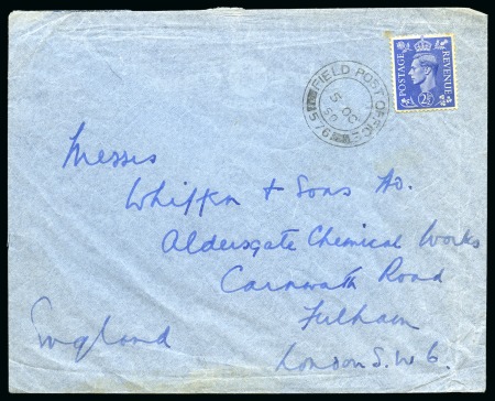 Stamp of Saudi Arabia » 1934 Kingdom Issues to date 1950 British Military Mission in Saudi Arabia: Cover to London from a member of the "BMM to Saudi Arabia"