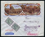 Stamp of Saudi Arabia » 1934 Kingdom Issues to date 1960 Illustrated Hajj covers: Pair of airmail covers