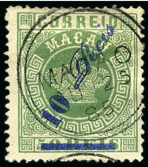 Stamp of Portuguese Colonies » Macao 1884-2002, Mint and used collection housed in two albums,