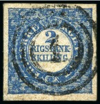 Stamp of Denmark » Collections 1851-63, Attractive selection of classics in one stockbook