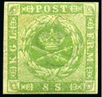 Stamp of Denmark » Collections 1851-63, Attractive selection of classics in one stockbook