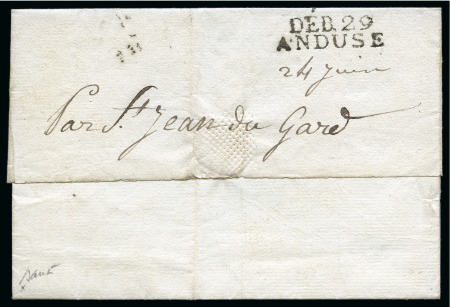 Stamp of France » Collections 1768-1876, 50 lettres  très bien présentées de la