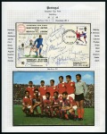 Stamp of Thematics » Sport and Games » Football EUROPEAN CUP: 1954-2012, Collection written up in 7 albums incl. memorabilia, publicity, picture postcards, autographs, covers and stamps