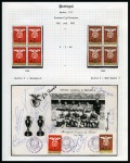 Stamp of Thematics » Sport and Games » Football EUROPEAN CUP: 1954-2012, Collection written up in 7 albums incl. memorabilia, publicity, picture postcards, autographs, covers and stamps