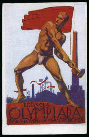 Stamp of Olympics » Non-Olympic and Anti-Olympic Championships WORKERS OLYMPIAD: 1921- 31, Collection of "Delnicka" and "Arbeiter" Olympiades written up in 3 albums