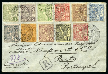 Stamp of Colonies françaises » Monaco 1905 Registered envelope imprinted on reverse HOTEL