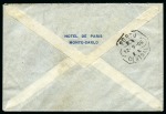 Stamp of Colonies françaises » Monaco 1905 Registered envelope imprinted on reverse HOTEL