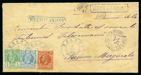 Stamp of Romania » Later Issues 1885-1890 Specialised collection of 25 covers, mostly
