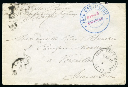 Stamp of Saudi Arabia » French Military Post Office French Military Mission: 1916, the earliest recorded correspondence from one of the few soldiers who went to Jeddah (6 covers)
