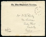 Stamp of Saudi Arabia » French Military Post Office 1917-18 The H. St. John Philby correspondence: Philby