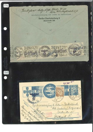 Stamp of Israel » Israel: The Holocaust - Ghettos GERMANY: Selection of covers, cards & documents, s