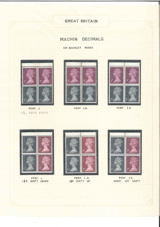 Stamp of Great Britain » Collections 1952-73, Comprehensive mnh collection on ca.100 al
