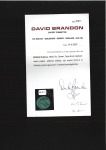 Stamp of British Guiana 1850 8c Green "Cotton-Reel", cut round, with full 
