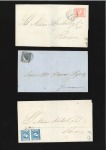 Stamp of Argentina 1858-62, BUENOS AIRES: Selection of 8 covers: 1858