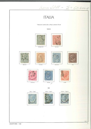 Stamp of Italy » Italy and Areas Collections and Lots 1863-1953, Collection in Leuchtturm album with man