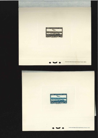 Stamp of Syria 1940 Airs, complete set in de luxe proofs, fine