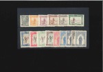 Stamp of Portugal 1895 San Antonio set of 15 values from 2 1/2r to 1