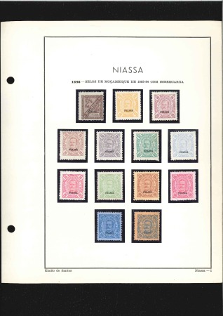 Stamp of Portuguese Colonies » Portuguese Africa » Portuguese Africa Nyassa Company 1898-1924, Practically complete mint collection on
