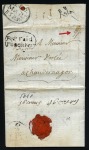 Stamp of India 1795 (Mar 5) Entire with clear "Post Paid / Pondic