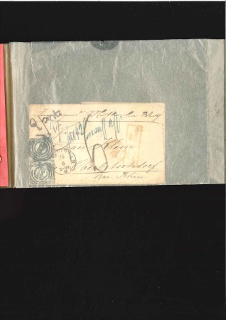 Stamp of Large Lots and Collections 1779-1913, Group of 38 covers, mostly pre-stamp fr