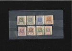 Stamp of Gambia 1921-22 1 1/2d to 4s, each overprinted "SPECIMEN",