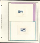 Stamp of Colonies françaises » Fezzan 1946-50, 27 épreuves d'artiste signées, avec une b