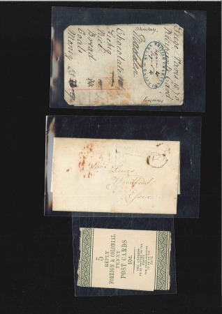 Stamp of Great Britain » Collections 1826-1900, Cover lot of 38 items, mostly 19th cent