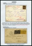 Stamp of France AFRIQUECollection de 33 lettres sur pages d'exposition