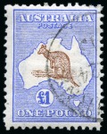 Stamp of Australia » Collections 1912-66 Old-time collection on thirteen large hand-drawn