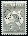 Stamp of Australia » Collections 1912-66 Old-time collection on thirteen large hand-drawn