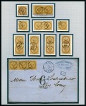 Stamp of Colonies françaises 1859-77 Superbe collection sur 43 feuilles en album
