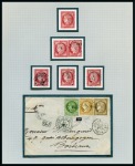 Stamp of Colonies françaises 1859-77 Superbe collection sur 43 feuilles en album