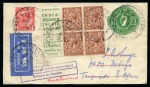 Stamp of Ireland » Airmails 1931 (Dec 9) Irish acceptance for Imperial Airways Christmas airmail service London-Southern Africa, pair of covers