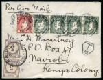 Stamp of Ireland » Airmails 1931-32 Irish acceptances for airmail services to and from Africa, collection of 17 flight covers