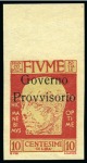 Stamp of Italy » Italy Fiume 1918-21, Specialised collection of FIUME housed in