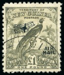 Stamp of New Guinea 1915-32, Used collection on printed album pages